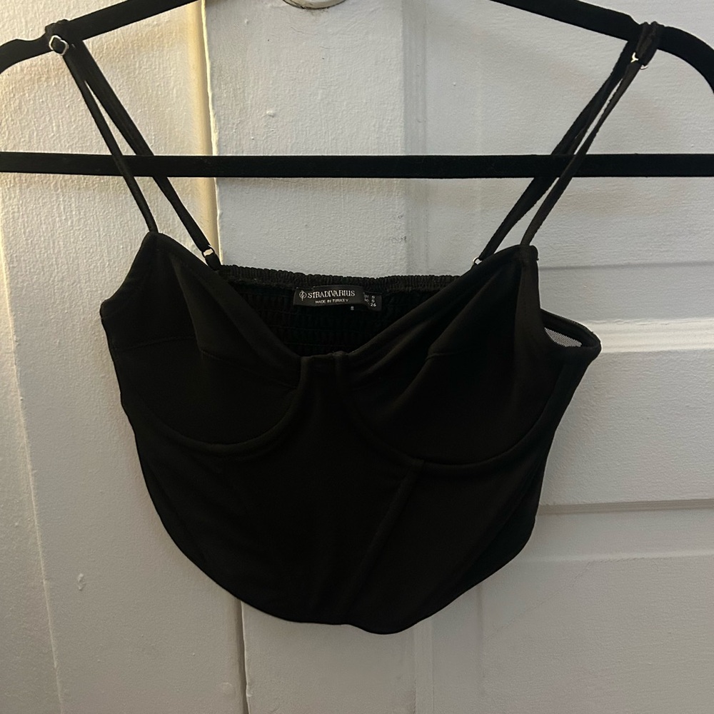 Black corset top